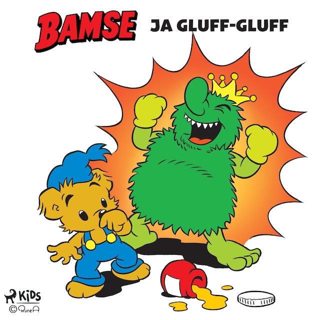 Book cover for Bamse ja Gluff-Gluff