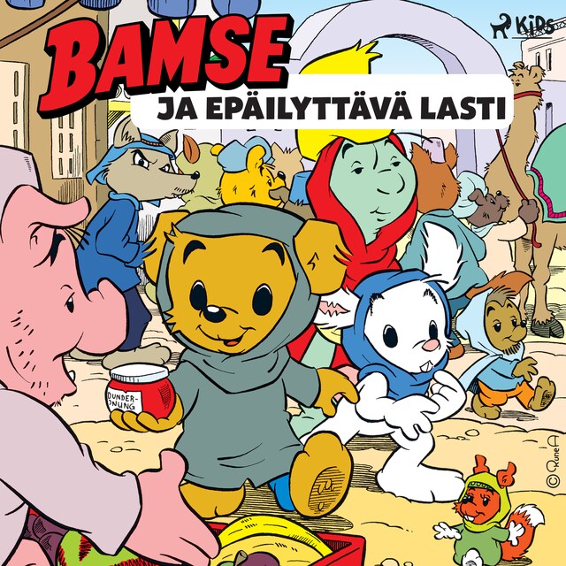 Book cover for Bamse ja epäilyttävä lasti