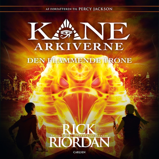 Book cover for Kane Arkiverne 2 - Den flammende trone
