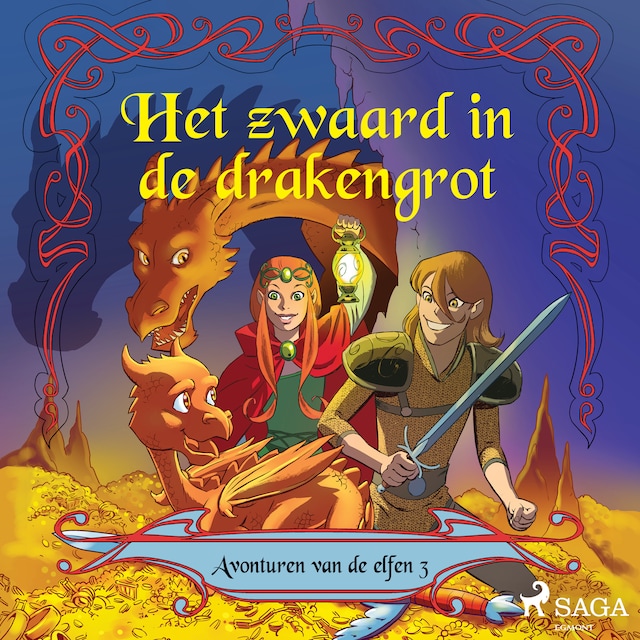 Book cover for Avonturen van de elfen 3 - Het zwaard in de drakengrot