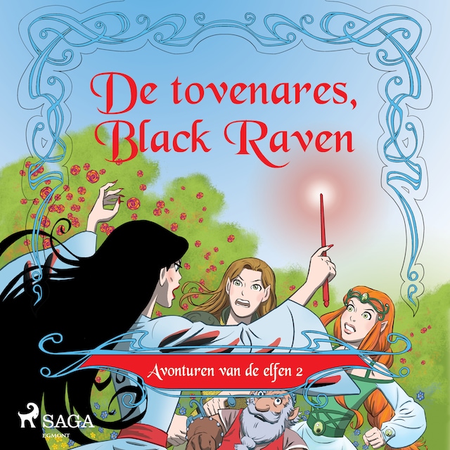 Bokomslag för Avonturen van de elfen 2 - De tovenares, Black Raven