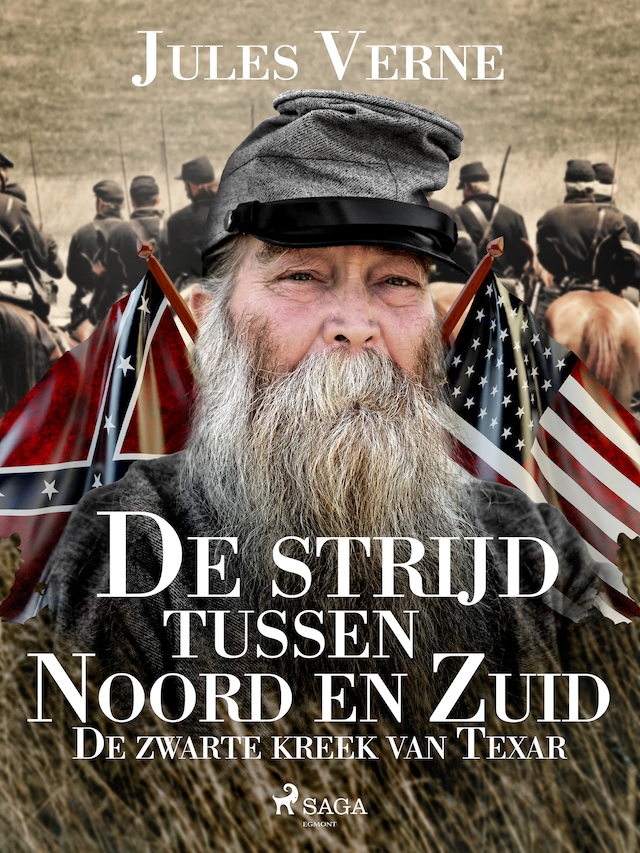 Book cover for De strijd tussen Noord en Zuid - De zwarte kreek van Texar