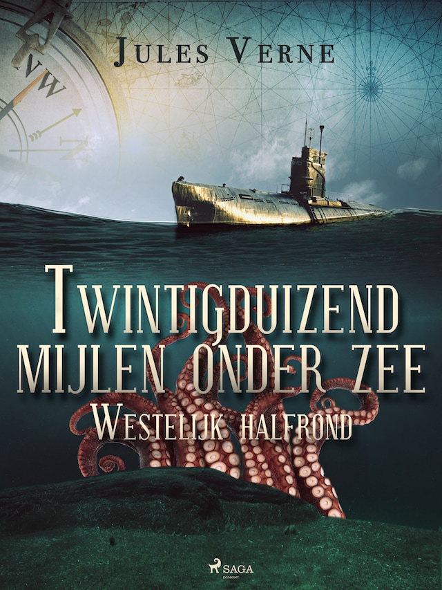 Okładka książki dla Twintigduizend mijlen onder zee - Westelijk halfrond