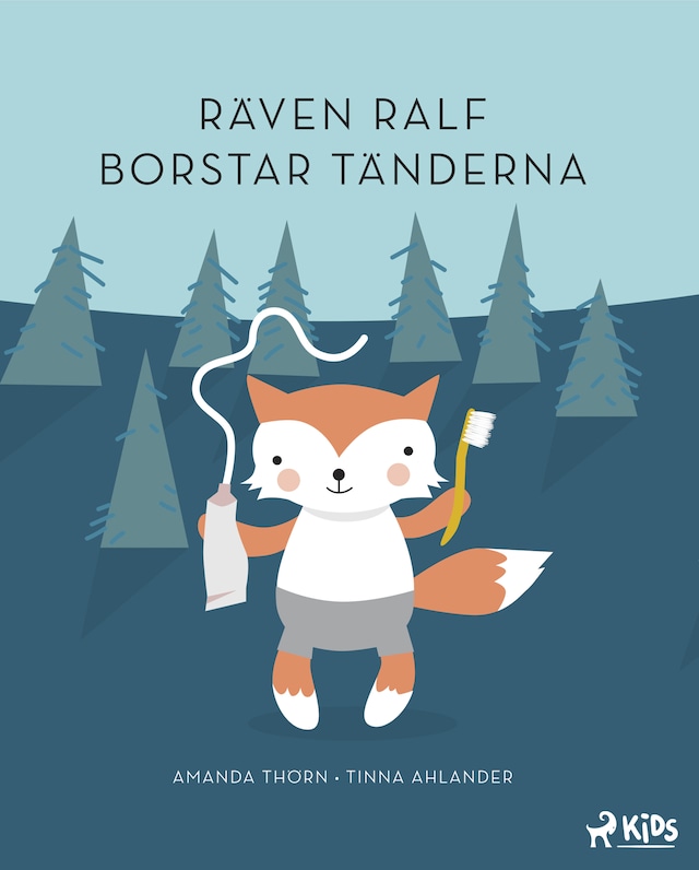 Book cover for Räven Ralf borstar tänderna