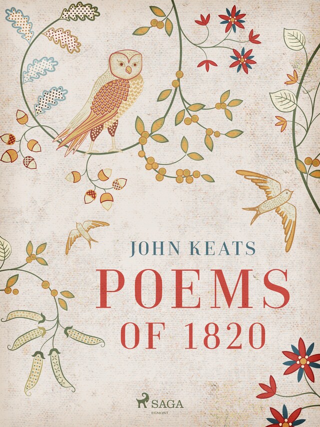 Kirjankansi teokselle Poems of 1820