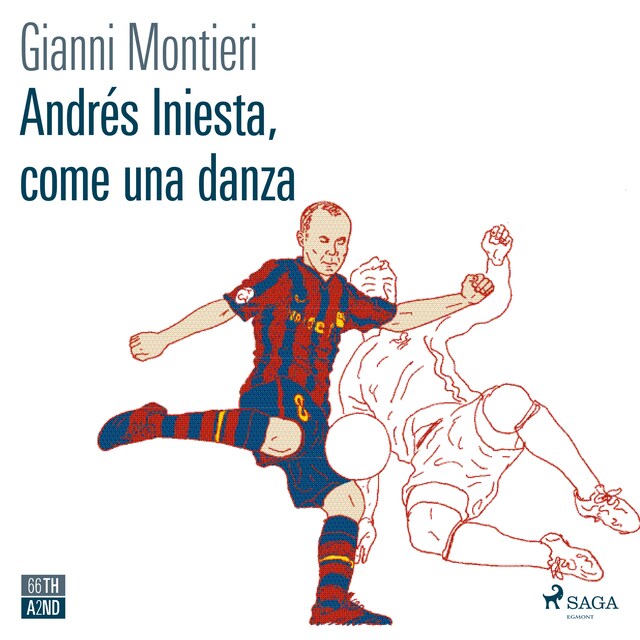 Couverture de livre pour Andres Iniesta, come una danza