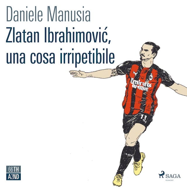 Book cover for Zlatan Ibrahimovic, una cosa irripetibile
