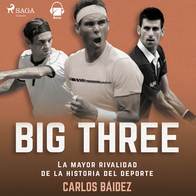 Book cover for Big three. La mayor rivalidad de la historia del deporte