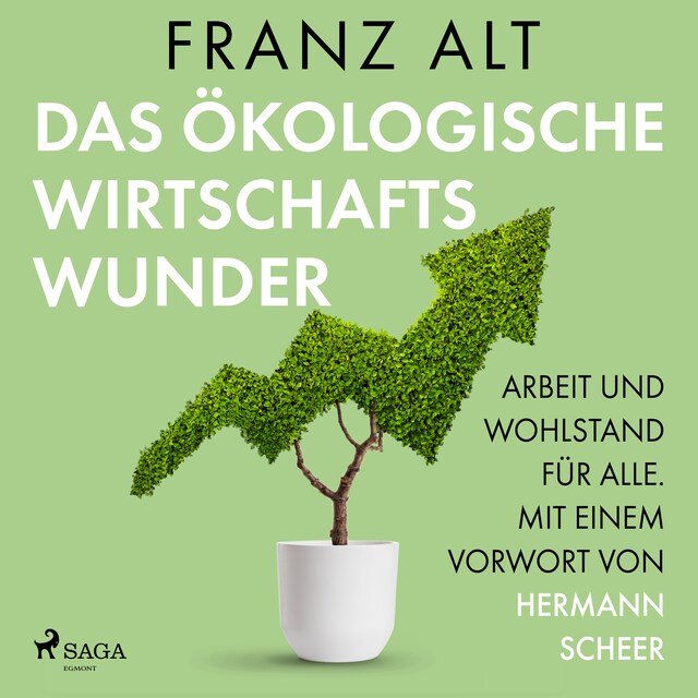 Kirjankansi teokselle Das ökologische Wirtschaftswunder. Arbeit und Wohlstand für alle. Mit einem Vorwort von Hermann Scheer