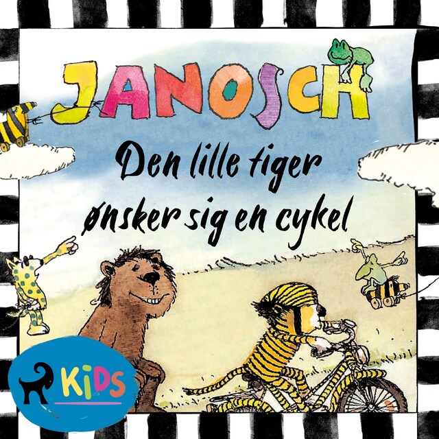 Bogomslag for Den lille tiger ønsker sig en cykel