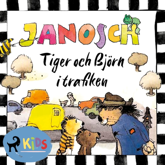 Portada de libro para Tiger och Björn i trafiken