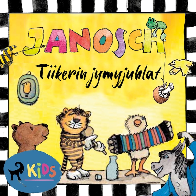 Kirjankansi teokselle Tiikerin jymyjuhlat