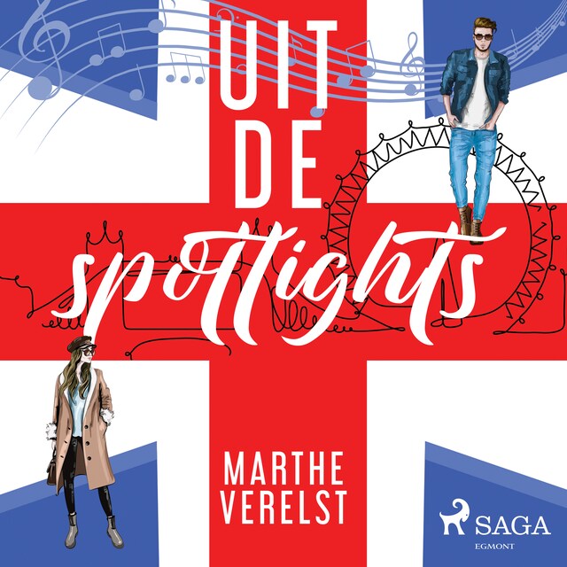 Book cover for Uit de spotlights