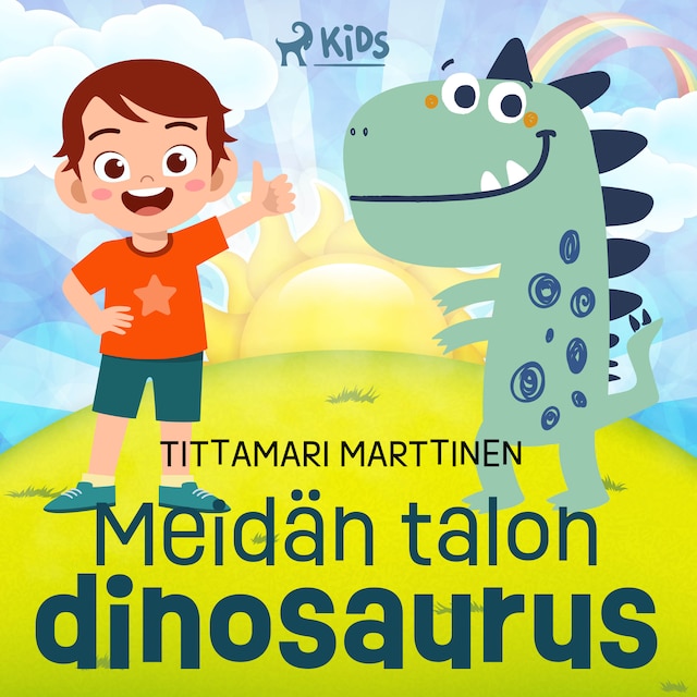 Book cover for Meidän talon dinosaurus