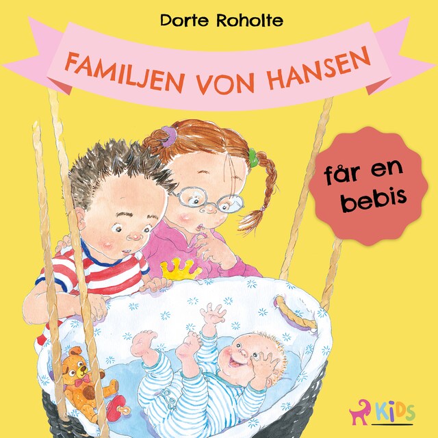 Buchcover für Familjen von Hansen får en bebis