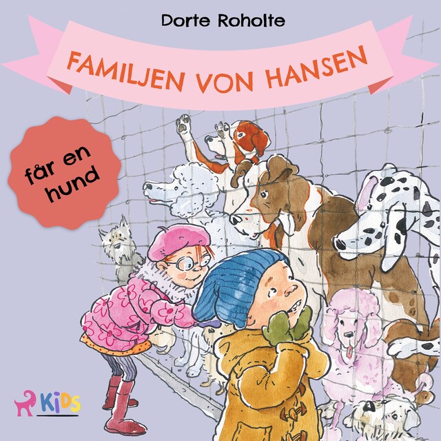 Okładka książki dla Familjen von Hansen får en hund