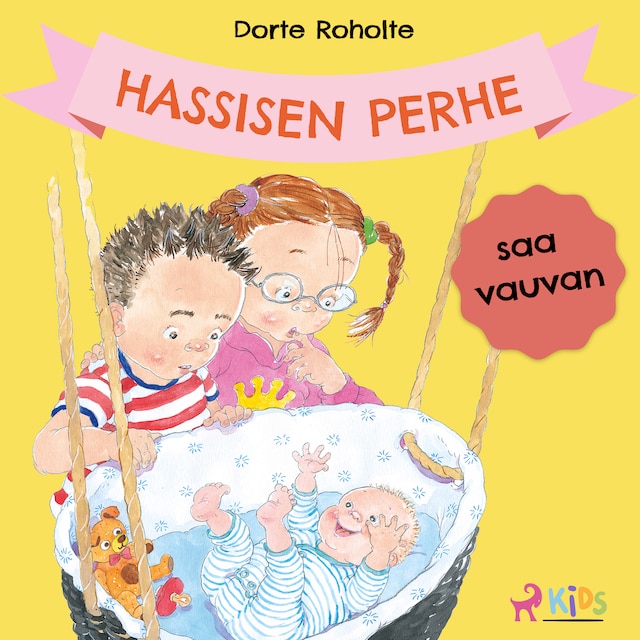 Okładka książki dla Hassisen perhe saa vauvan