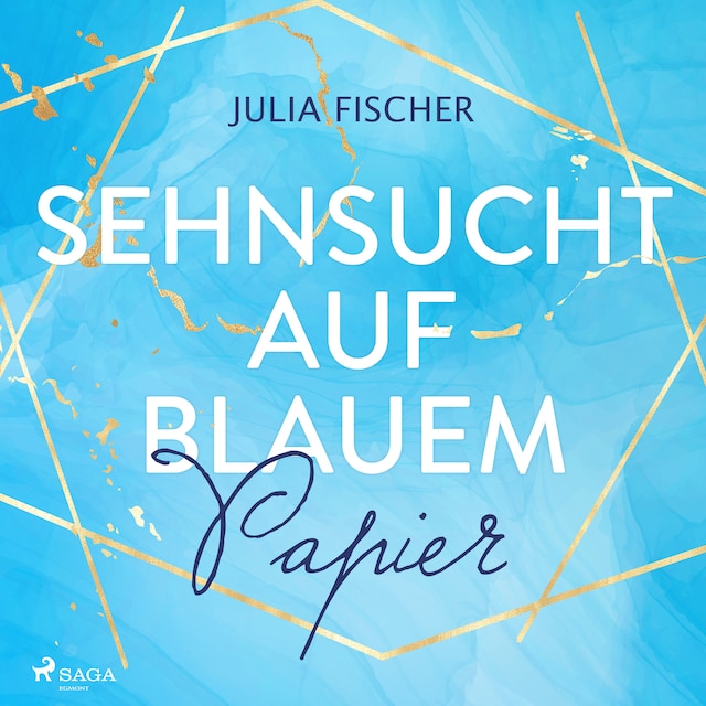 Book cover for Sehnsucht auf blauem Papier