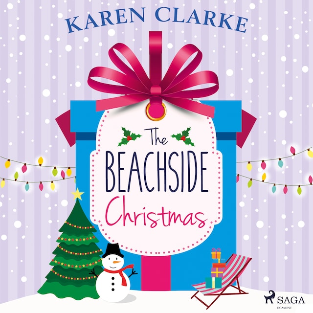 Book cover for The Beachside Christmas