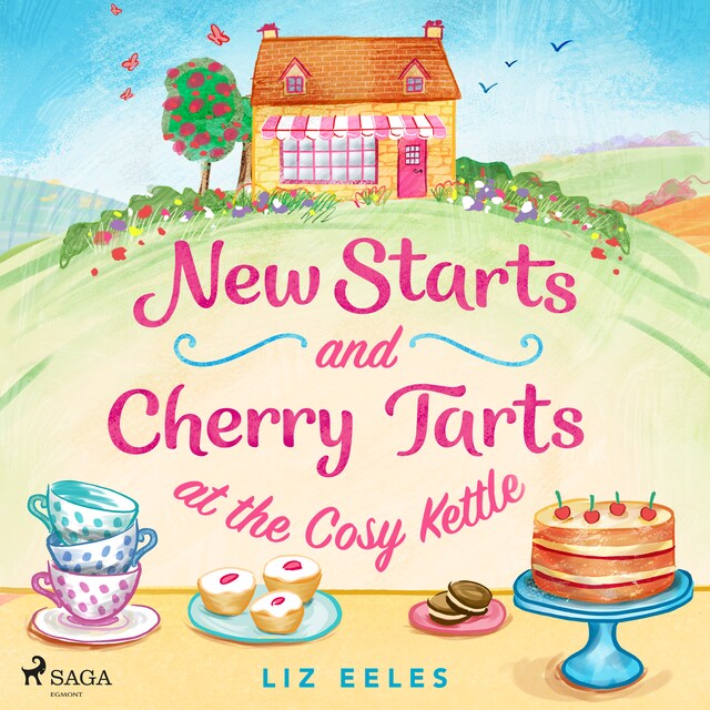 Portada de libro para New Starts and Cherry Tarts at the Cosy Kettle