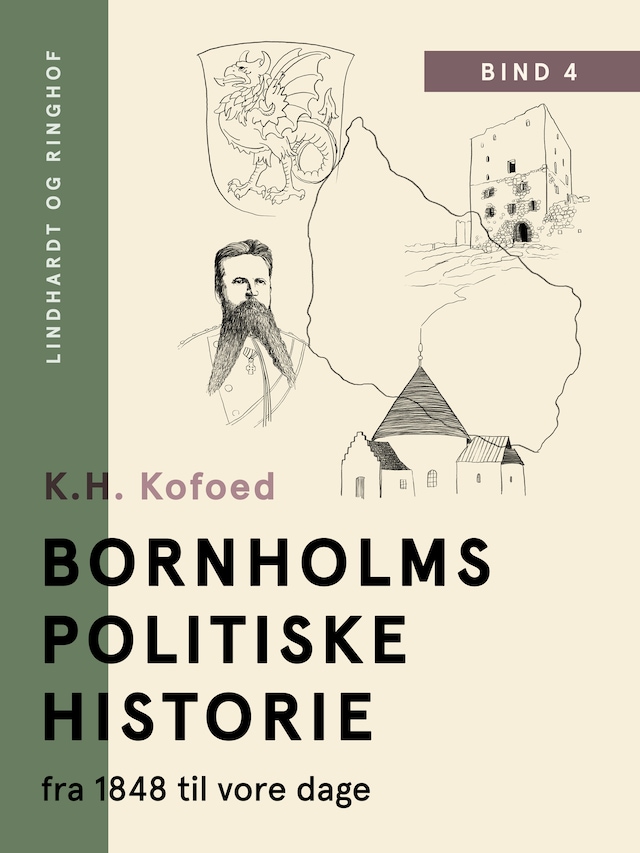 Buchcover für Bornholms politiske historie fra 1848 til vore dage. Bind 4