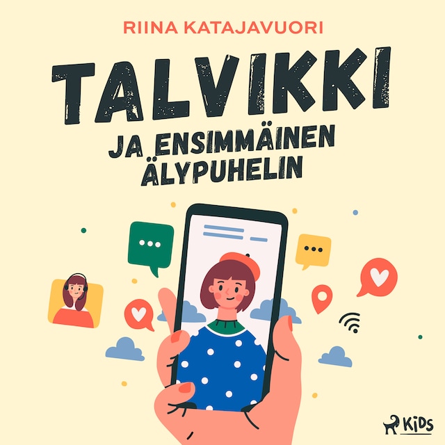 Book cover for Talvikki ja ensimmäinen älypuhelin