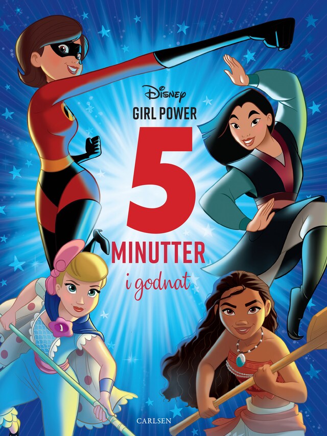 Bogomslag for Fem minutter i godnat - Disney Girlpower