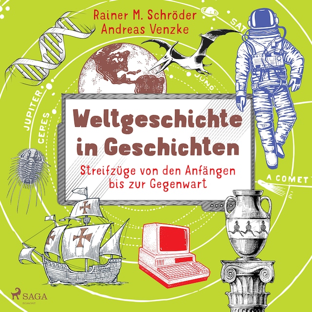 Book cover for Weltgeschichte in Geschichten - Streifzüge von den Anfängen bis zur Gegenwart