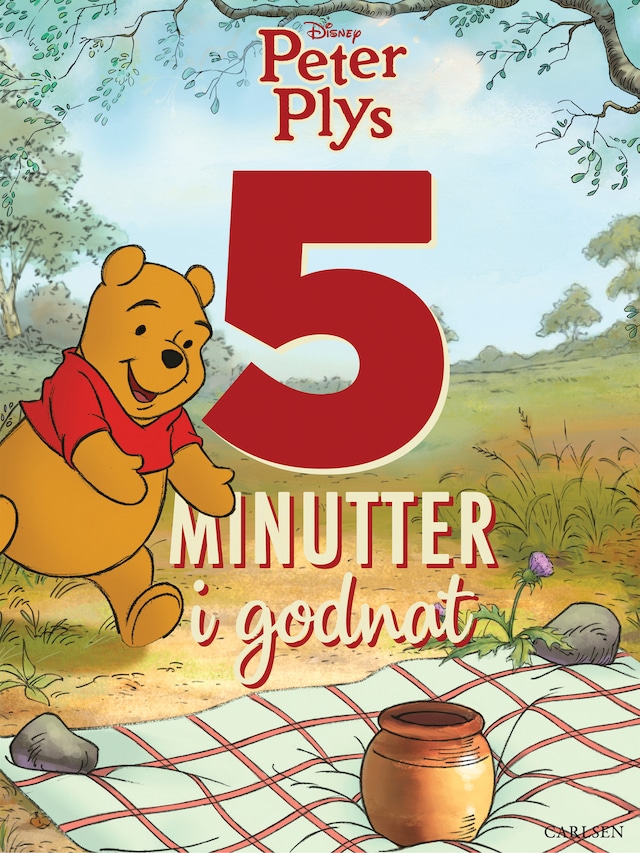 Boekomslag van Fem minutter i godnat - Peter Plys
