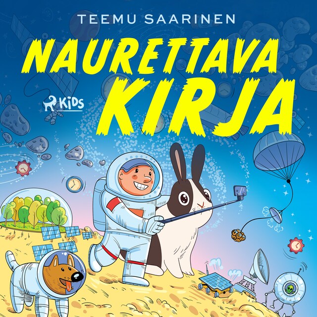 Book cover for Naurettava kirja