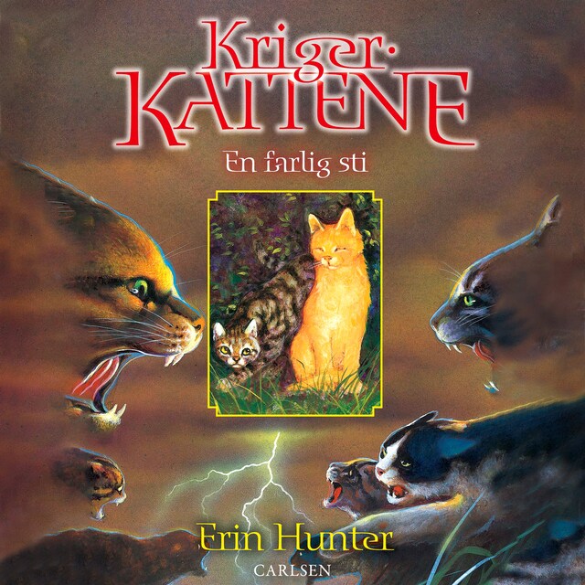 Book cover for Krigerkattene 5: En farlig sti