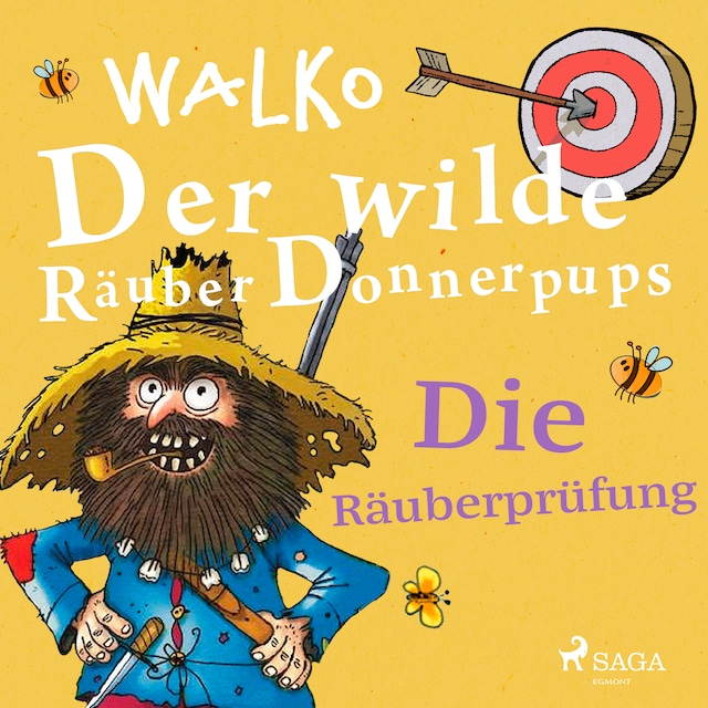 Book cover for Der wilde Räuber Donnerpups. Die Räuberprüfung