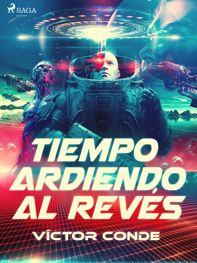 Book cover for Tiempo ardiendo al revés