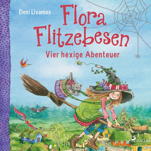Book cover for Flora Flitzebesen – Vier hexige Abenteuer