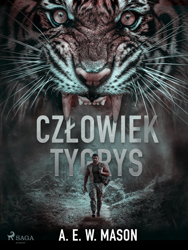 Book cover for Człowiek tygrys