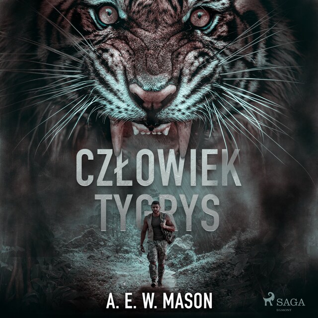 Book cover for Człowiek tygrys