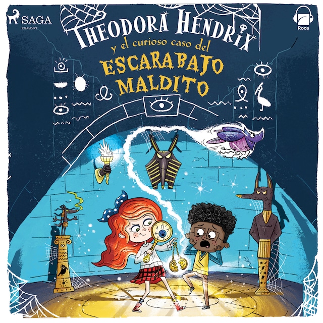 Book cover for Theodora Hendrix y el curioso caso del escarabajo maldito