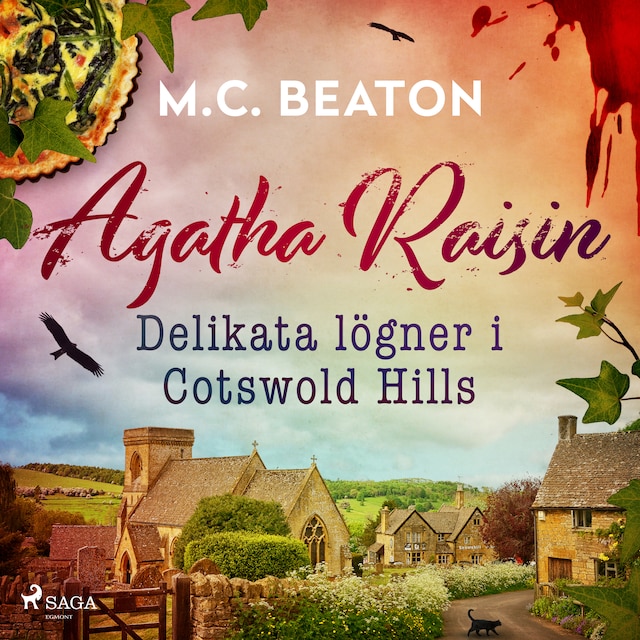 Couverture de livre pour Agatha Raisin – Delikata lögner i Cotswold Hills