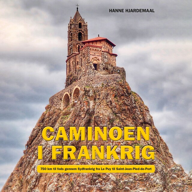 Buchcover für Caminoen i Frankrig