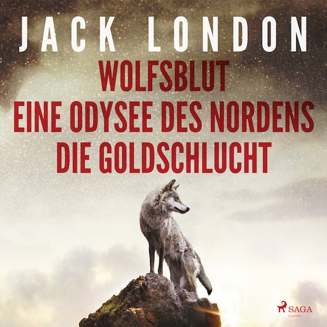 Couverture de livre pour Klassiker to go: Jack London: Wolfsblut, Die Goldschlucht, Eine Odysee des Nordens