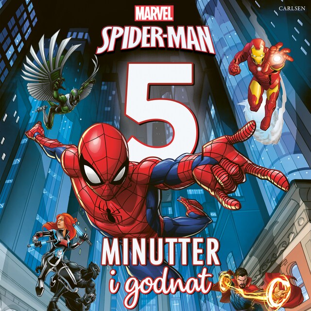 Bogomslag for Fem minutter i godnat - Spider-Man