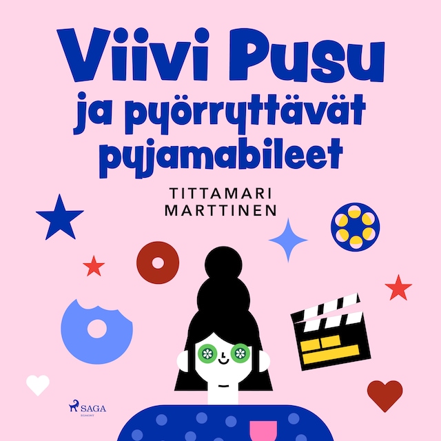 Boekomslag van Viivi Pusu ja pyörryttävät pyjamabileet