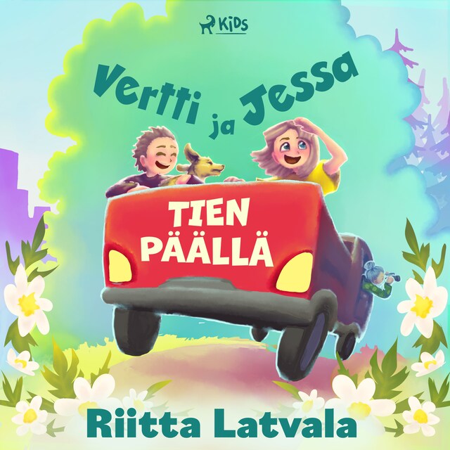 Book cover for Vertti ja Jessa tien päällä