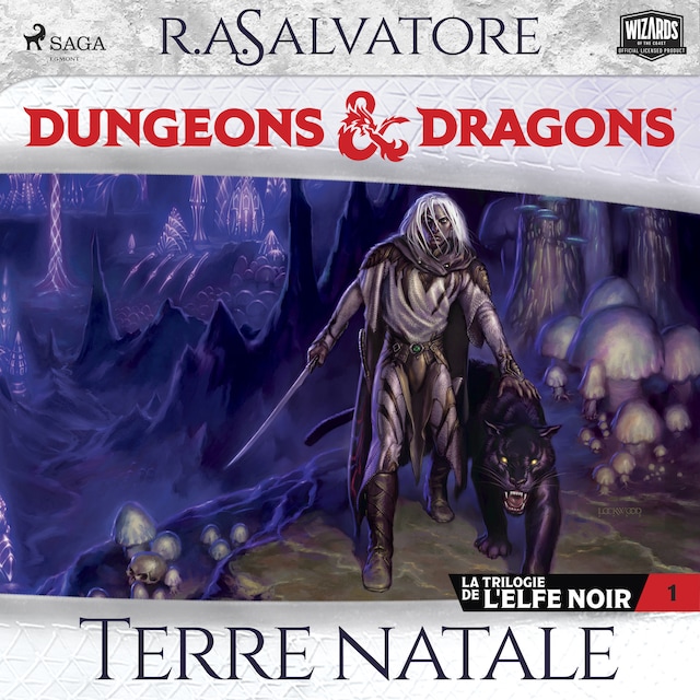 Book cover for La Trilogie de l'Elfe noir - tome 1 - Terre natale