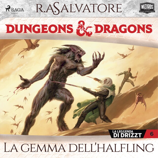 Copertina del libro per Dungeons & Dragons: La gemma dell'halfling