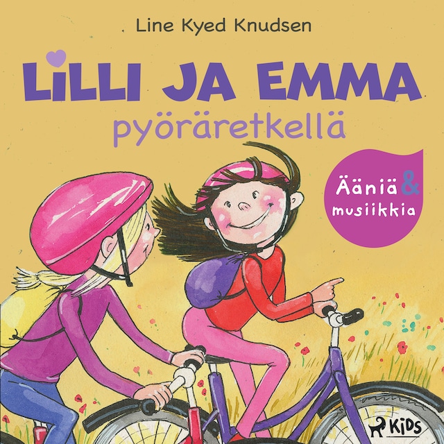 Copertina del libro per Lilli ja Emma pyöräretkellä – Elävöitetty äänikirja