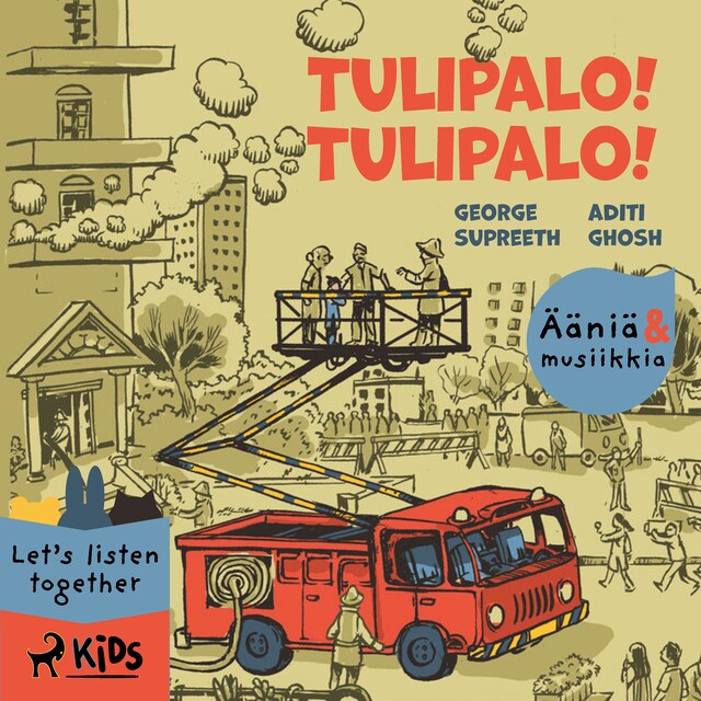 Okładka książki dla Tulipalo! Tulipalo! – Elävöitetty äänikirja