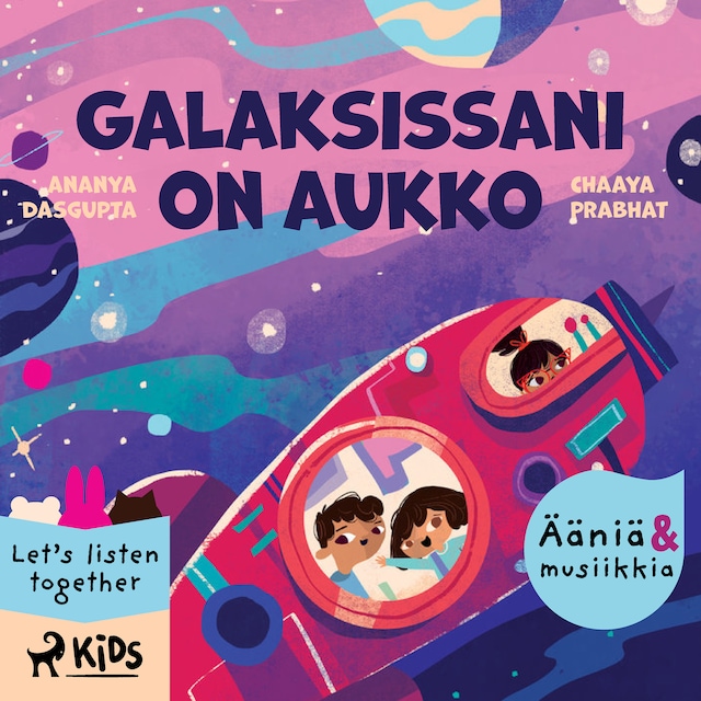 Book cover for Galaksissani on aukko – Elävöitetty äänikirja