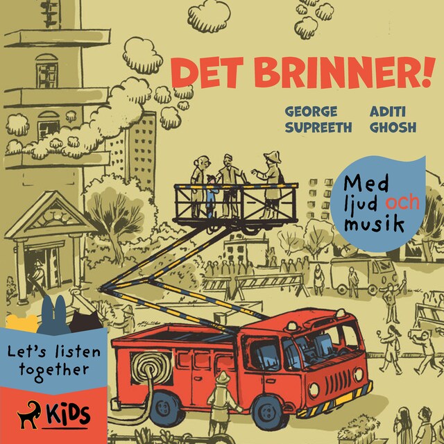 Copertina del libro per Det brinner! - med ljud och musik