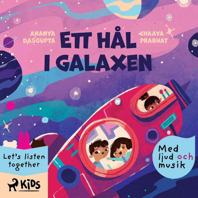 Book cover for Ett hål i galaxen - med ljud och musik